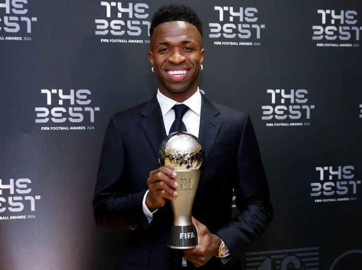 Vinicius Jr won the FIFA The Best Award in 2024 after outstanding performance that year.
