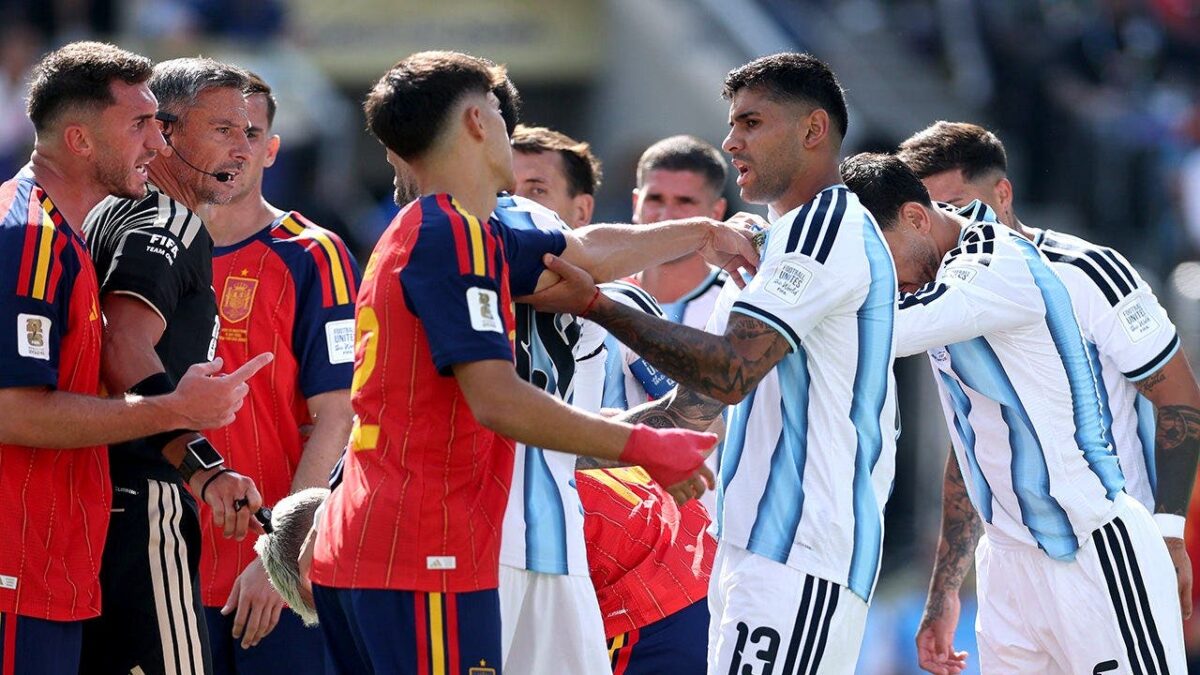 FIFA begins probe on Argentina following brawl after the World Cup final against Spain