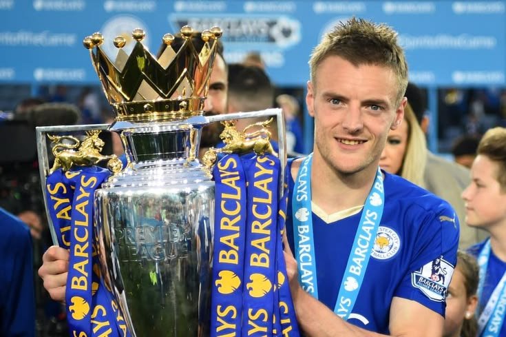 Jemie Vardy won the Prenier League with Leicester City in 2016