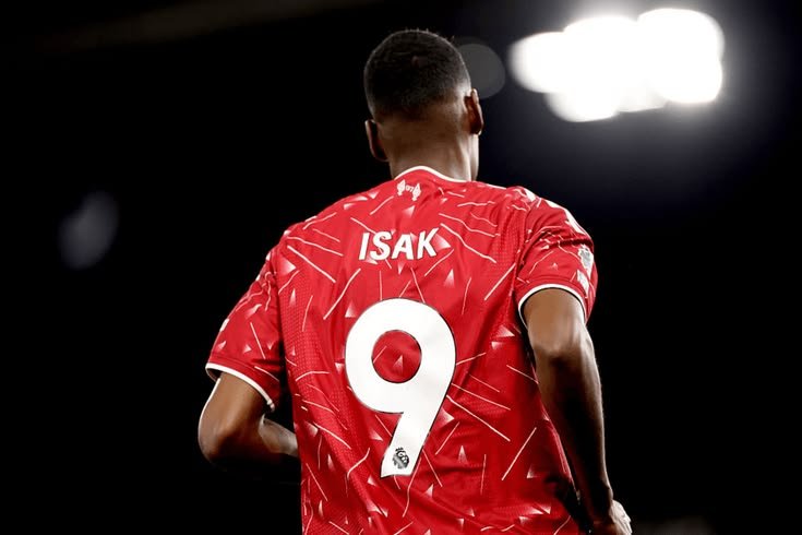 Isak moved to Liverpool on a British record transfer fee.