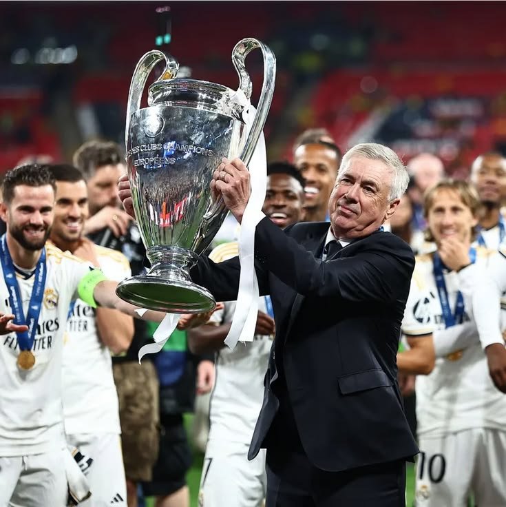 Carlo Ancelotti became Real Madrid's most successful coach, overtaking Miguel Muñoz