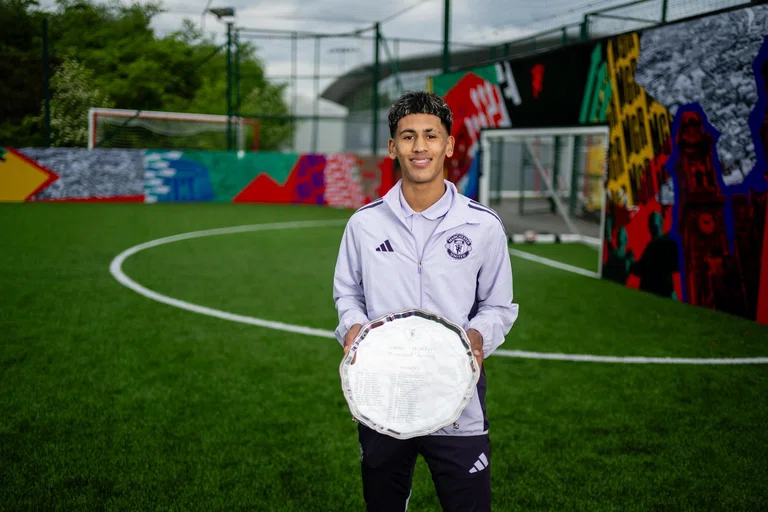 Gabriel became Manchester United's youngest recipient of the club’s Jimmy Murphy Young Player of the Year award.
